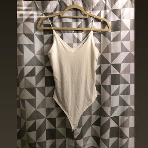 Gaze White Bodysuit (S)